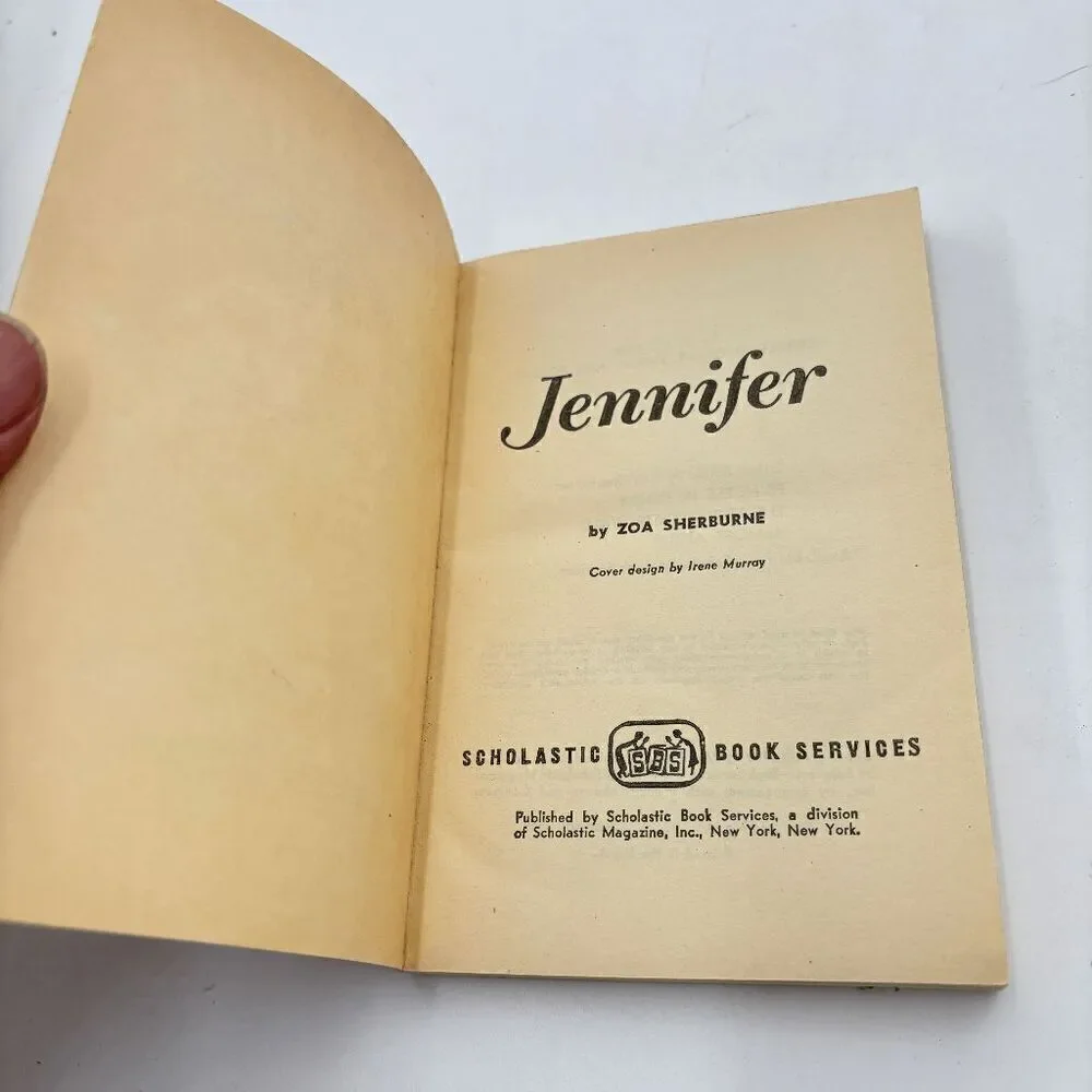 JENNIFER by Zoa Sherburne Paperback Children's Chapter Book Fiction 1969‎
